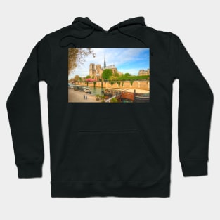 Notre Dame & the River Seine Hoodie